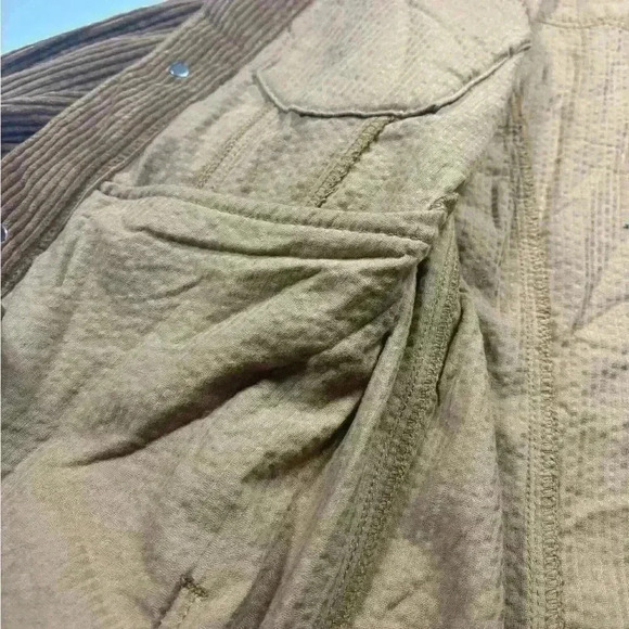 Naked & Famous Seesucker Corduroy Brown Jacket - XS - Picture 9 of 10